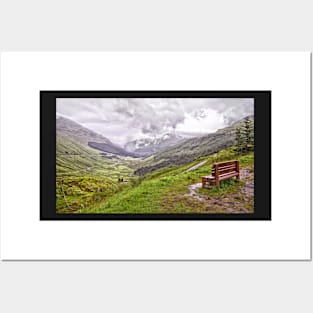 A bench with a view Posters and Art